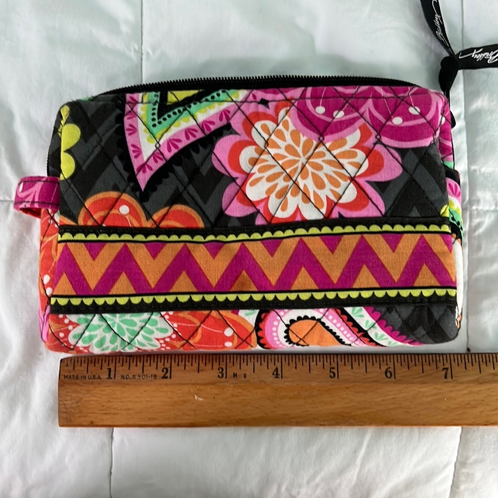 Vera Bradley Mini Cosmetic Case Ziggy Zinnia